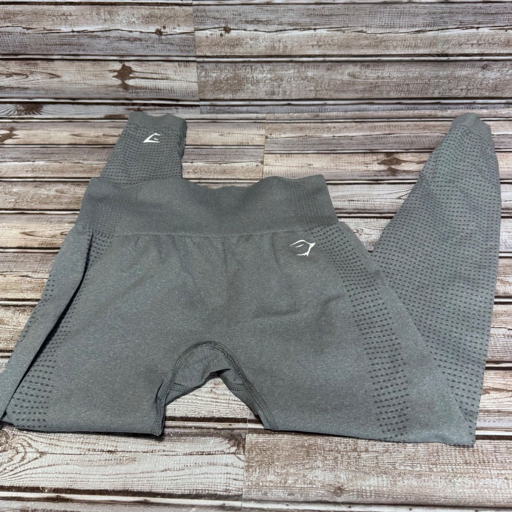 Gymshark Vital Seamless Leggings Womens Medium Gray High Waisted Performance
